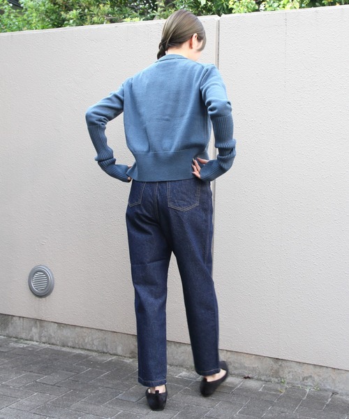 THE SHINZONE(ザ シンゾーン)の「THE SHINZONE/シンゾーン ロングリブカーディガン LONG RIB CARDIGAN 23AMSNI05(カーディガン/ボレロ・レディース・ネイビー/ナチュラル/グレー/ブラック/オレンジ/レッド/カーキ/パープル/ダークブルー・FREE)」の21枚目の写真