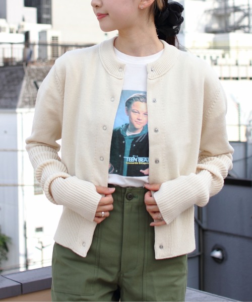 THE SHINZONE(ザ シンゾーン)の「THE SHINZONE/シンゾーン ロングリブカーディガン LONG RIB CARDIGAN 23AMSNI05(カーディガン/ボレロ・レディース・ネイビー/ナチュラル/グレー/ブラック/オレンジ/レッド/カーキ/パープル/ダークブルー・FREE)」の19枚目の写真