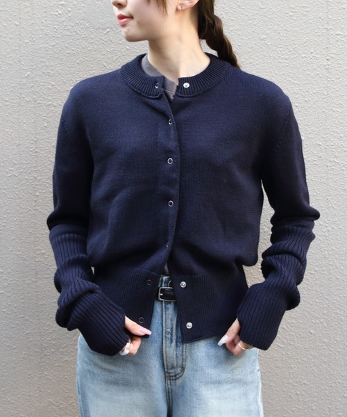 THE SHINZONE(ザ シンゾーン)の「THE SHINZONE/シンゾーン ロングリブカーディガン LONG RIB CARDIGAN 23AMSNI05(カーディガン/ボレロ・レディース・ネイビー/ナチュラル/グレー/ブラック/オレンジ/レッド/カーキ/パープル/ダークブルー・FREE)」の20枚目の写真