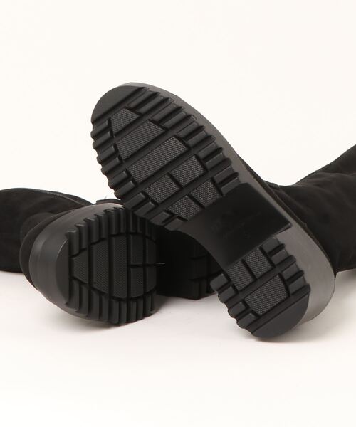 Shoes in Closet（シューズインクローゼット）の「厚底 ヒールアップ  フィット ストレッチ ロングブーツ 1879（ブーツ・レディース・ブラック/ブラック系8/ホワイト/ダークブラウン・S/L/M/LL）」の21枚目の写真