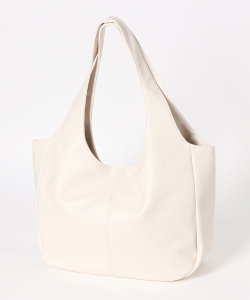 LAKOLE(ラコレ)の「ヨコ型トートバッグ / 963001(トートバッグ・レディース・シルバー/ブラック/アイボリー・FREE)」の4枚目の写真