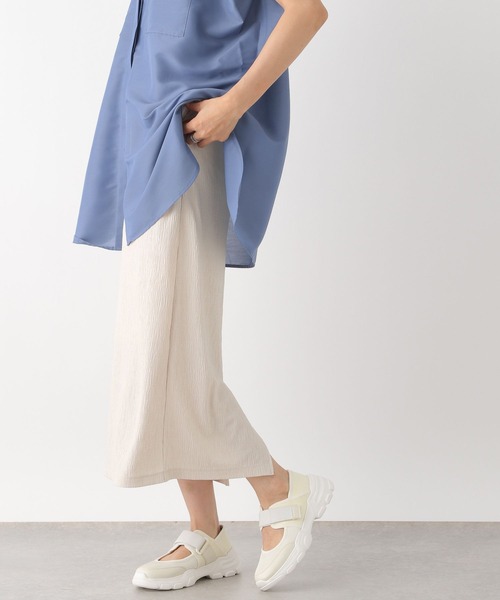 LEPSIM（レプシィム）の「ヨウリュウナロースカート2　963302（スカート・レディース・アイボリー/グリーン/ブラック・TALL/FREE）」の6枚目の写真