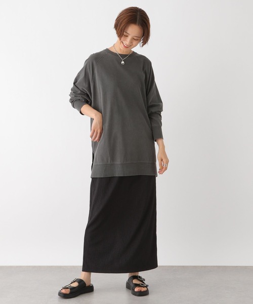 LEPSIM（レプシィム）の「ヨウリュウナロースカート2　963302（スカート・レディース・アイボリー/グリーン/ブラック・TALL/FREE）」の8枚目の写真