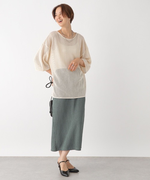 LEPSIM（レプシィム）の「ヨウリュウナロースカート2　963302（スカート・レディース・アイボリー/グリーン/ブラック・TALL/FREE）」の11枚目の写真