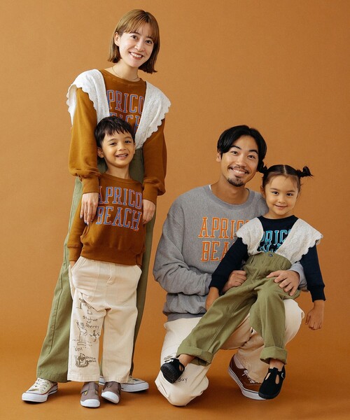 GO TO HOLLYWOOD（ゴートゥーハリウッド）の「GO TO HOLLYWOOD × B:MING by BEAMS / 別注 クラックプリント ロゴ スウェットシャツ（スウェット・メンズ・ブラウン系その他3/グレー/ネイビー・LARGE/SMALL/MEDIUM）」の7枚目の写真