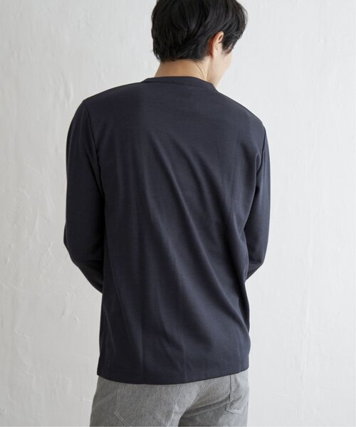 ikka(イッカ)の「【親子コーデ】ポンチブロックスロンT(Tシャツ/カットソー・メンズ・グリーン/ホワイト/ワイン/ネイビー・S/L/XL/M)」の15枚目の写真