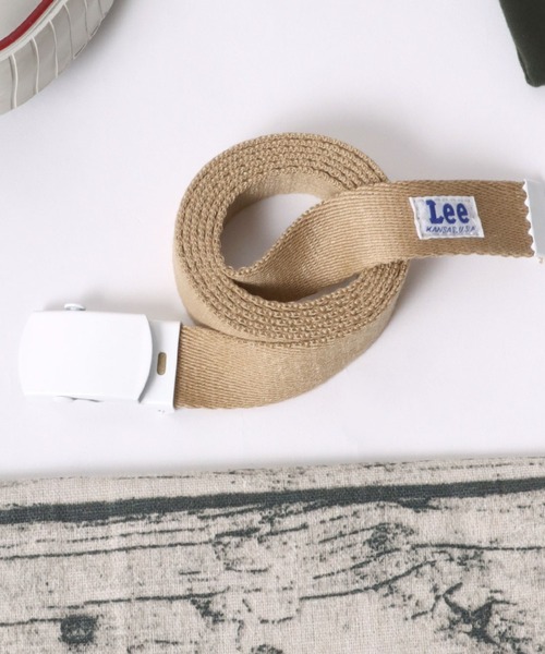 Lee（リー）の「Lee/リー カラーバックル GIガチャベルト（ベルト・メンズ・ホワイト/ベージュ/オリーブ/グレー/ダークブラウン/ブラック・FREE）」の5枚目の写真