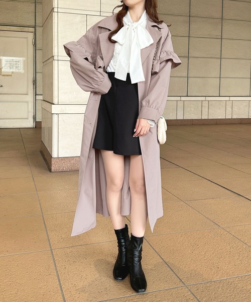 DIDDI MODA フリルトレンチコート apres jour（アプレジュール）の「フリルトレンチコート