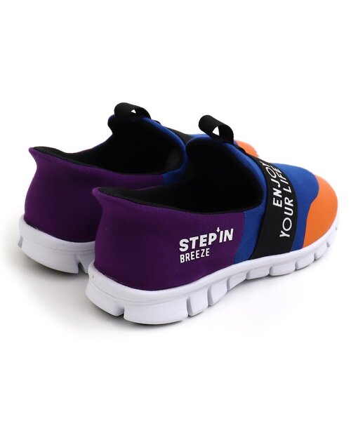 BREEZE（ブリーズ）の「【立ったまま】STEP↓INスニーカー（スニーカー・キッズ・ブラック/チェック/ブルー・13/14/15 /16/17/18/19）」の16枚目の写真