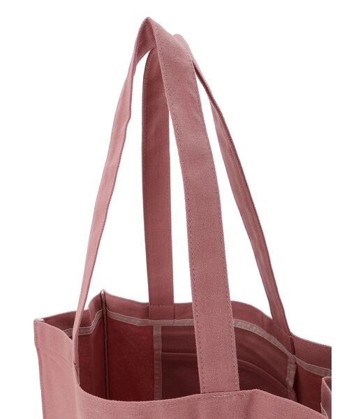 Maison de FLEUR（メゾンドフルール）の「ブランドロゴプリントスクエアトートバッグ（トートバッグ・レディース・ピンク/アイボリー/ピンク系その他2/ブラック・FREE）」の12枚目の写真