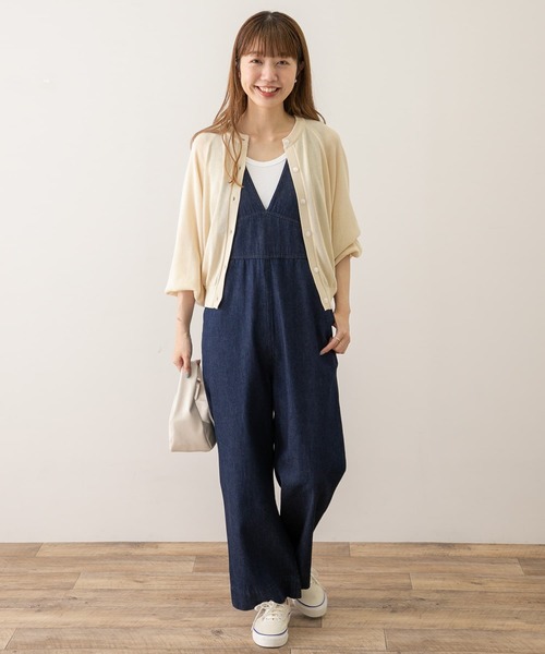URBAN RESEARCH Sonny Label(アーバンリサーチサニーレーベル)の「ラグランクルーネックニットカーディガン(カーディガン/ボレロ・レディース・ミント/ブラック/アイボリー・FREE)」の9枚目の写真