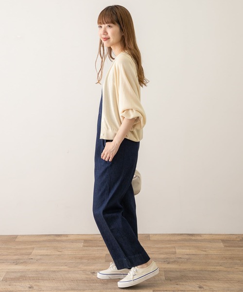 URBAN RESEARCH Sonny Label(アーバンリサーチサニーレーベル)の「ラグランクルーネックニットカーディガン(カーディガン/ボレロ・レディース・ミント/ブラック/アイボリー・FREE)」の10枚目の写真