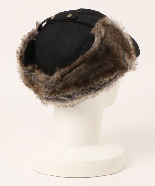 CAMP7（キャンプセブン）の「【CAMP7】フライトキャップ（キャップ・レディース・ベージュ/ブラック・フリー）」の3枚目の写真