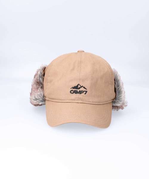 CAMP7（キャンプセブン）の「【CAMP7】フライトキャップ（キャップ・レディース・ベージュ/ブラック・フリー）」の10枚目の写真