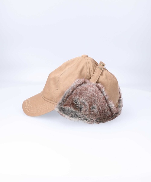 CAMP7（キャンプセブン）の「【CAMP7】フライトキャップ（キャップ・レディース・ベージュ/ブラック・フリー）」の12枚目の写真