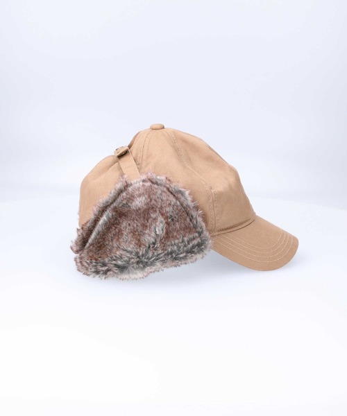 CAMP7（キャンプセブン）の「【CAMP7】フライトキャップ（キャップ・レディース・ベージュ/ブラック・フリー）」の13枚目の写真