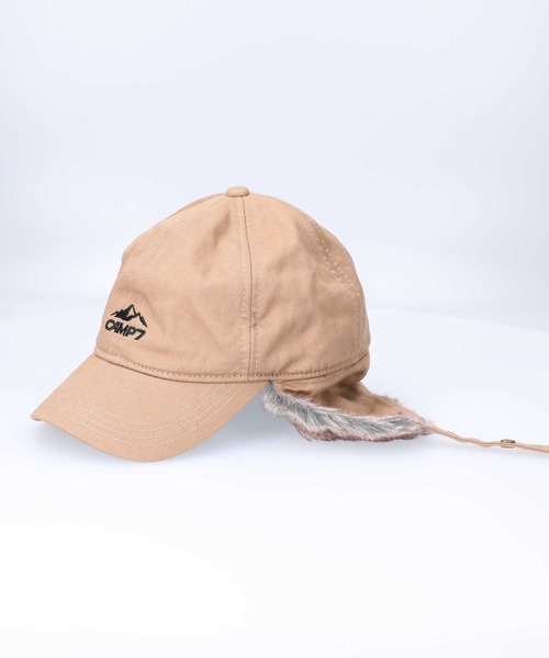 CAMP7（キャンプセブン）の「【CAMP7】フライトキャップ（キャップ・レディース・ベージュ/ブラック・フリー）」の14枚目の写真