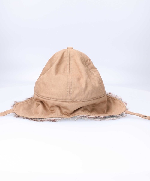 CAMP7（キャンプセブン）の「【CAMP7】フライトキャップ（キャップ・レディース・ベージュ/ブラック・フリー）」の16枚目の写真