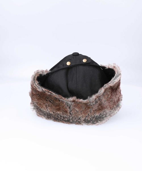 CAMP7（キャンプセブン）の「【CAMP7】フライトキャップ（キャップ・レディース・ベージュ/ブラック・フリー）」の6枚目の写真