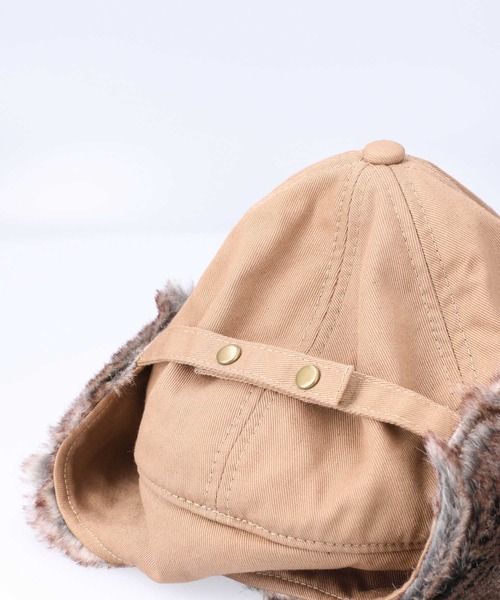 CAMP7（キャンプセブン）の「【CAMP7】フライトキャップ（キャップ・レディース・ベージュ/ブラック・フリー）」の18枚目の写真