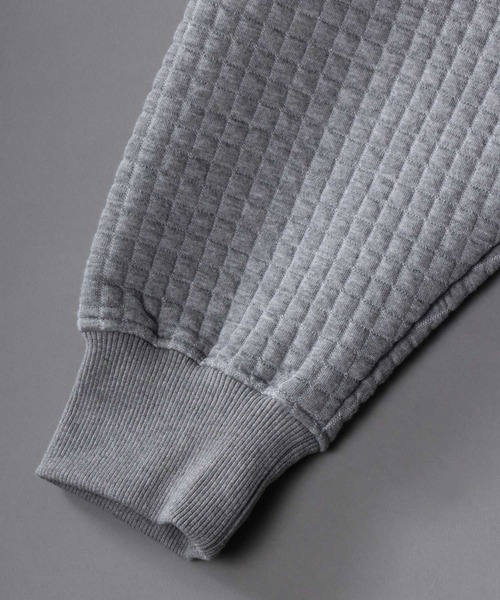 SITRY(シトリー)の「Big silhouette waffle quilt sweat cardigan / ビッグシルエット ワッフルキルト スウェット カーディガン(カーディガン/ボレロ・メンズ・グレー/ブラック/ネイビー・M/L)」の11枚目の写真