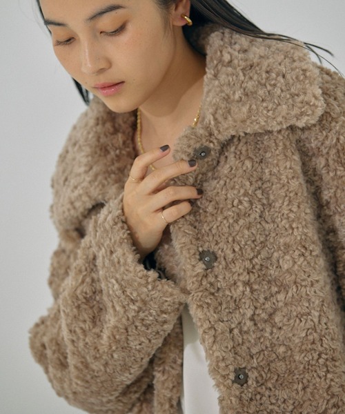 BABYLONE（バビロン）の「プードルミドルコート（その他アウター・レディース・モカ・フリー）」の22枚目の写真