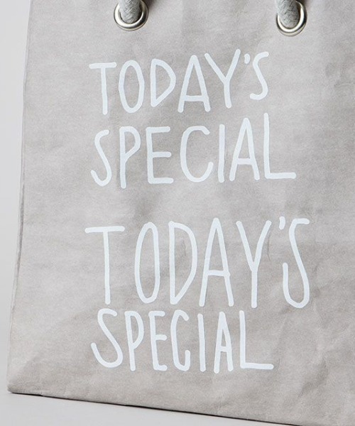 TODAY'S SPECIAL（トゥデイズスペシャル）の「【TODAY'S SPECIAL】ペーパーマルシェバッグ/361336（トートバッグ・レディース・グレー系その他/ブラウン系その他・FREE）」の3枚目の写真