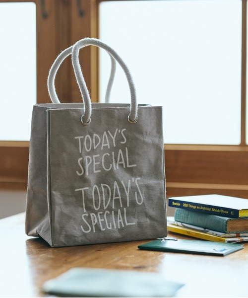 TODAY'S SPECIAL（トゥデイズスペシャル）の「【TODAY'S SPECIAL】ペーパーマルシェバッグ/361336（トートバッグ・レディース・グレー系その他/ブラウン系その他・FREE）」の19枚目の写真