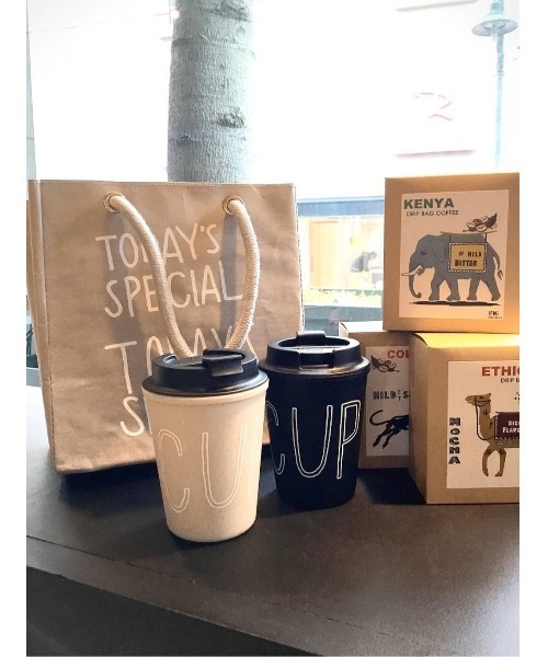 TODAY'S SPECIAL（トゥデイズスペシャル）の「【TODAY'S SPECIAL】ペーパーマルシェバッグ/361336（トートバッグ・レディース・グレー系その他/ブラウン系その他・FREE）」の20枚目の写真