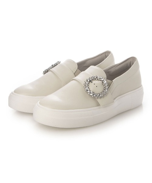 Lucida（ルシーダ）の「【Cassiopeia/カシオペア】ビジューモチーフスリッポン（スリッポン・レディース・ベージュ/ブラック系その他/ブラック/グレー・36/37/39/38/35）」の9枚目の写真