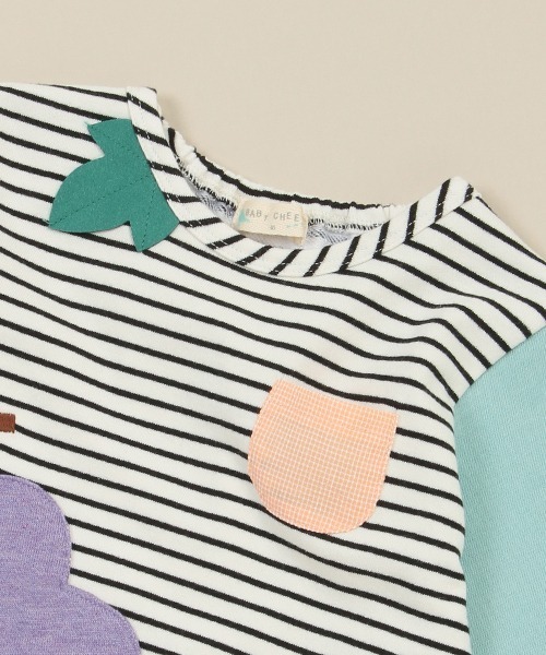 baby cheer（ベイビーチアー）の「ぶどうトレーナー（スウェット・キッズ・グリーン/パープル・110cm/120cm/100cm/90cm/80ｃｍ）」の13枚目の写真