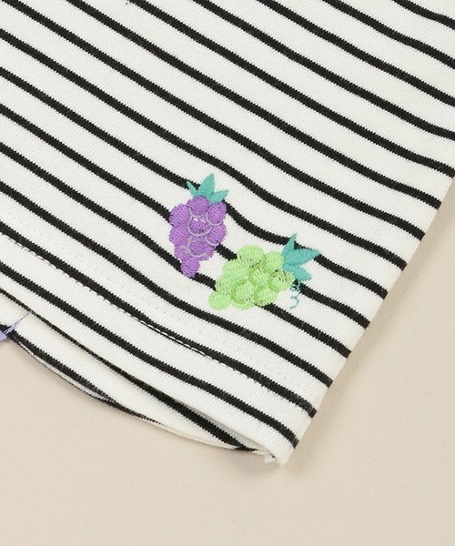 baby cheer（ベイビーチアー）の「ぶどうトレーナー（スウェット・キッズ・グリーン/パープル・110cm/120cm/100cm/90cm/80ｃｍ）」の6枚目の写真