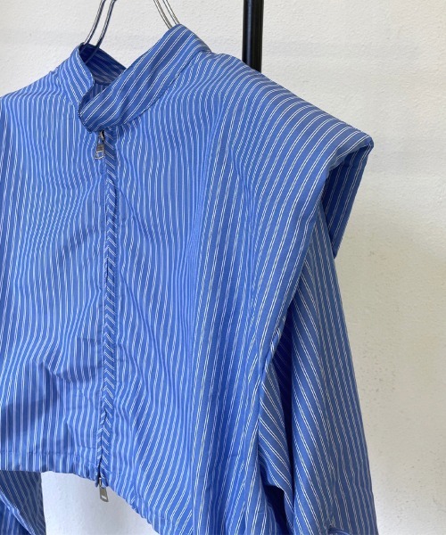 mutimer 短丈ストライプshirt mutimer 短丈ストライプshirt mutimer 短丈ストライプshirt