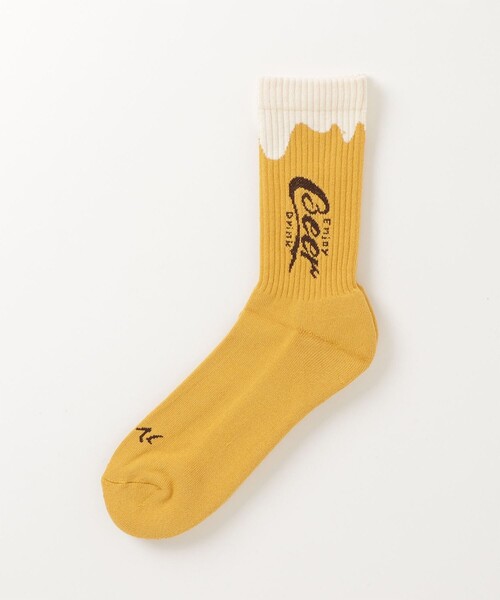 ROSTER SOX（ロスターソックス）の「【ROSTER SOX/ロスターソックス】完全別注 SAKE SOX 日本製（ソックス/靴下・メンズ・クリーム/キャメル/イエロー/オフホワイト/キナリ/イエロー系その他2/イエロー系その他・FREE）」の4枚目の写真