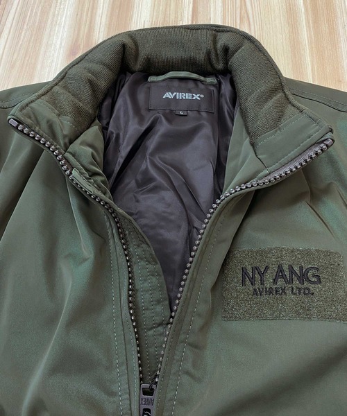 AVIREX（アヴィレックス）の「NEWYORK A.N.G JACKET 106RW（MA-1・メンズ・ブラック/ネイビー/オリーブ・M/L/XXL/XL）」の8枚目の写真