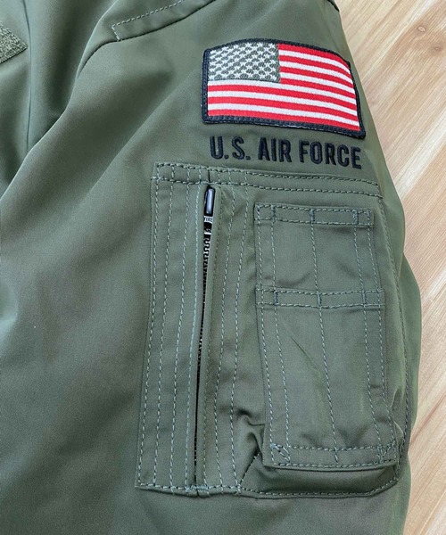 AVIREX（アヴィレックス）の「NEWYORK A.N.G JACKET 106RW（MA-1・メンズ・ブラック/ネイビー/オリーブ・M/L/XXL/XL）」の9枚目の写真