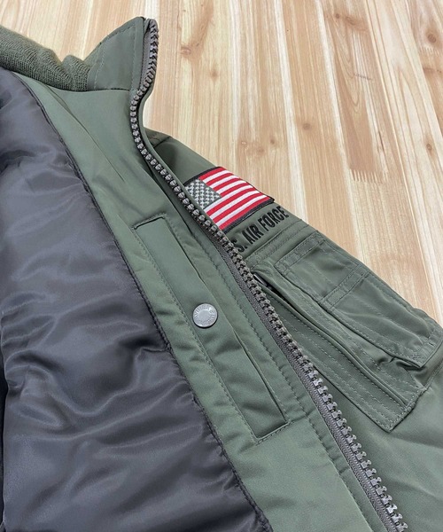 AVIREX（アヴィレックス）の「NEWYORK A.N.G JACKET 106RW（MA-1・メンズ・ブラック/ネイビー/オリーブ・M/L/XXL/XL）」の13枚目の写真
