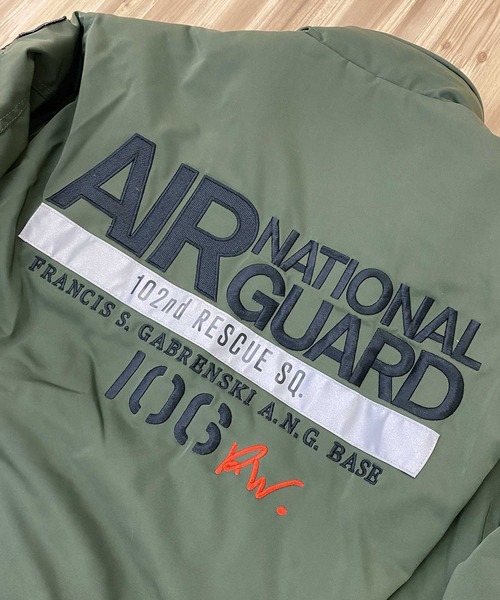 AVIREX（アヴィレックス）の「NEWYORK A.N.G JACKET 106RW（MA-1・メンズ・ブラック/ネイビー/オリーブ・M/L/XXL/XL）」の15枚目の写真