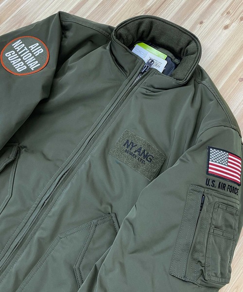 AVIREX（アヴィレックス）の「NEWYORK A.N.G JACKET 106RW（MA-1・メンズ・ブラック/ネイビー/オリーブ・M/L/XXL/XL）」の16枚目の写真