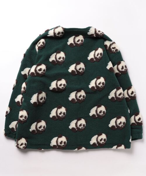 go slow caravan(ゴースローキャラバン)の「オリジナルジャガードボアコンチョカーデ W(その他アウター・レディース・ブルーグリーン/ブラック・FREE)」の3枚目の写真