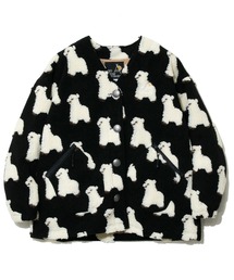 オリジナルジャガードボアコンチョカーデ W