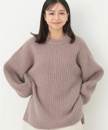 フワフワMIXヤーンチュニック
