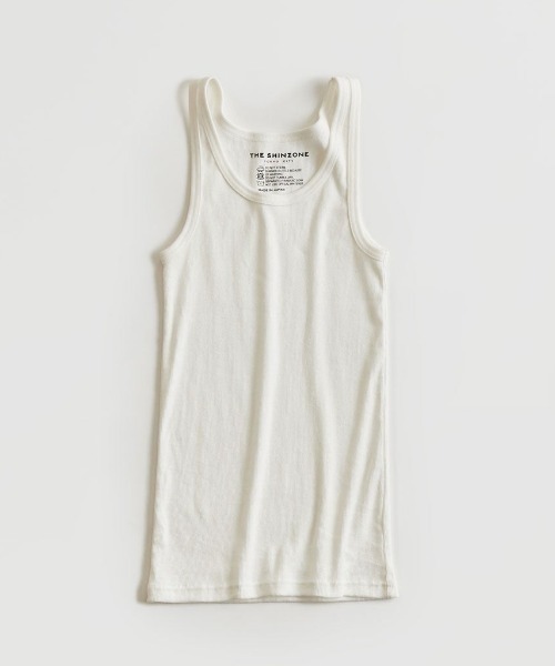 THE SHINZONE（ザ　シンゾーン）の「THE SHINZONE TANK TOP  B00MSCU05（タンクトップ・レディース・ブラック/ホワイト/グレー/ネイビー・FREE）」の2枚目の写真