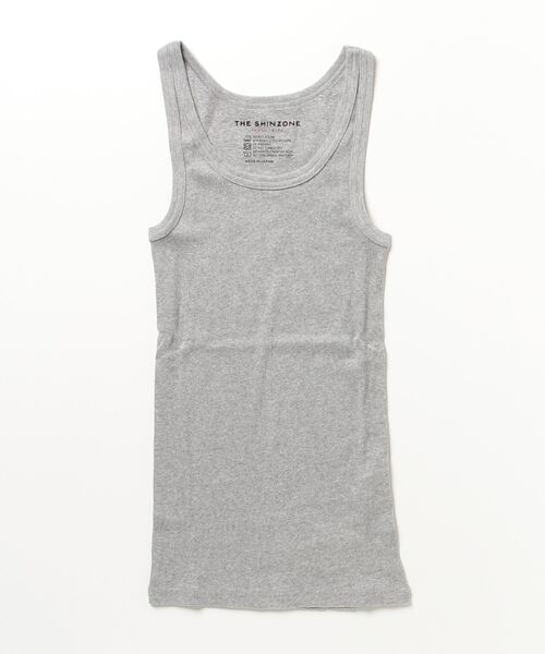 THE SHINZONE（ザ　シンゾーン）の「THE SHINZONE TANK TOP  B00MSCU05（タンクトップ・レディース・ブラック/ホワイト/グレー/ネイビー・FREE）」の9枚目の写真