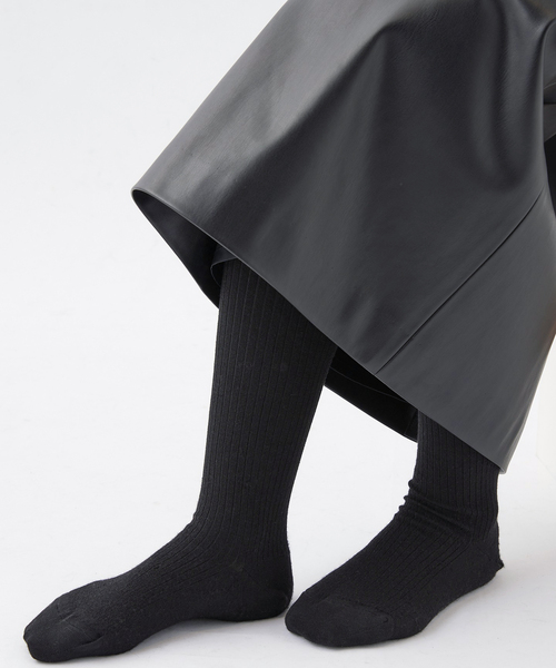 セール】【MARCOMONDE/マルコモンド】wool ribbed tights（タイツ