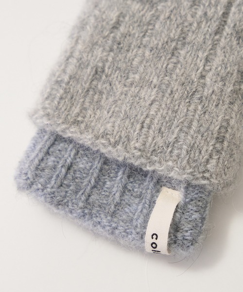 collex(コレックス)の「メリノウール アルパカ 2WAY フィンガーレスグローブ 手袋(手袋・レディース・ブラウン系その他/グリーン系その他/グレイッシュブルー・フリー)」の22枚目の写真