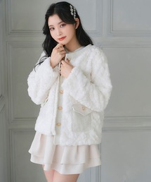 Diable baiser | ボアノーカラージャケットコート(その他アウター)