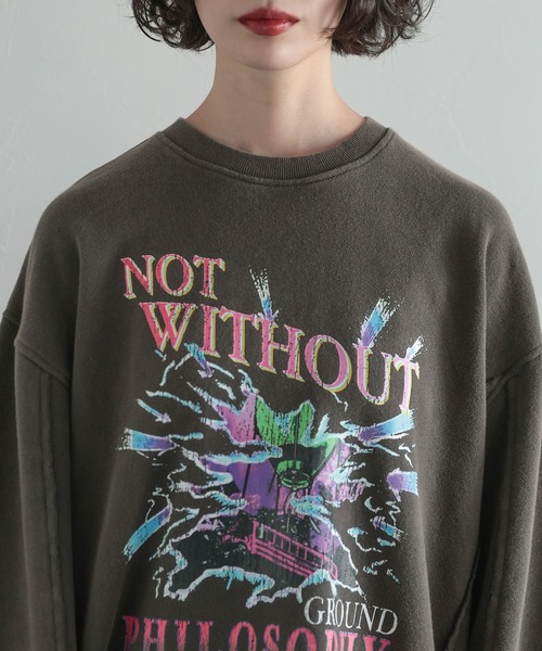 PAGEBOY(ページボーイ)の「サンダーロックBIGスウェット(スウェット・レディース・スミクロ/スカイブルー/オートミール・FREE)」の21枚目の写真