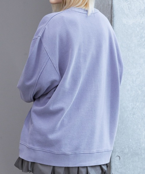 PAGEBOY(ページボーイ)の「サンダーロックBIGスウェット(スウェット・レディース・スミクロ/スカイブルー/オートミール・FREE)」の14枚目の写真