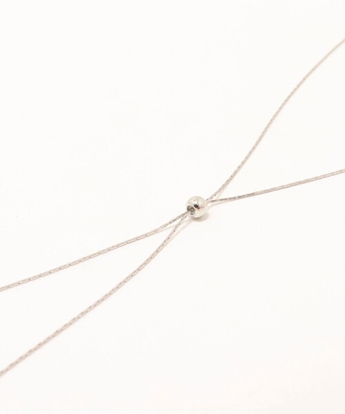NOLLEY’S Sophi（ノーリーズソフィ）の「スキップパールスライドフリーネックレス（ネックレス・レディース・シルバー/ゴールド・FREE）」の5枚目の写真
